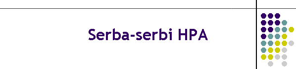 Serba-serbi HPA